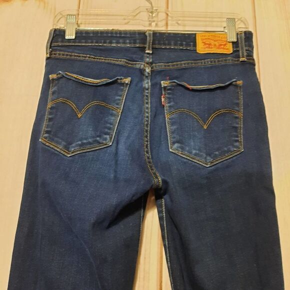 Levi's Jeans ladies 29 30 Skinny dark wash - Picture 4 of 7